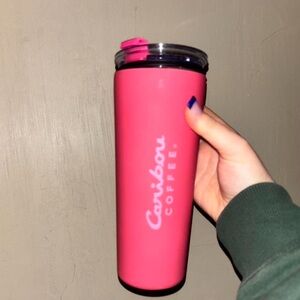 Caribou Coffee Pink Tumbler